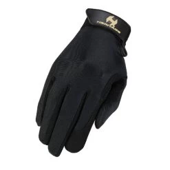 Heritage Performance Riding Gloves -Equestrian Clothing performance glove black back HG100 heritage gloves 30876.1643408296