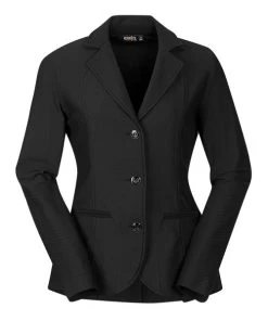 Kerrits Petite Affinity Aero Show Coat -Equestrian Clothing petite aero affinity show coat black front 40420P kerritw 30746.1690923493