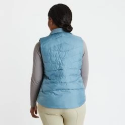 Piper Down Vest -Equestrian Clothing piper down vest aquamarine back 30464 smartpak 89312.1665872996