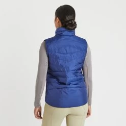 Piper Down Vest -Equestrian Clothing piper down vest sapphire back 30464 smartpak 90760.1665873030