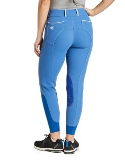 Piper Evolution Breeches Knee Patch -Equestrian Clothing piper evolution kp lake sky back 33063 smartpak 05246.1665607350