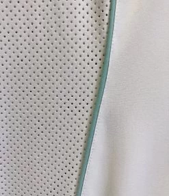 Cavalleria Toscana Perforated Sides Competition Polo -Equestrian Clothing polo perforated insert white green piping CT 86933.1690499507