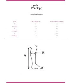 PÉNÉLOPE Pénélope Prisca Half Chaps 11 PÉNÉLOPE Pénélope Prisca Half Chaps -Equestrian Clothing prisca half chaps size 31209.1691198761