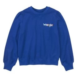Wrangler Puff Sleeve Crew Pullover