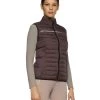 Cavalleria Toscana Team Puffer Vest 2 Cavalleria Toscana Team Puffer Vest -Equestrian Clothing puffer vest burgundy side GLD266 NY092 3A00 CT 49039.1660262962