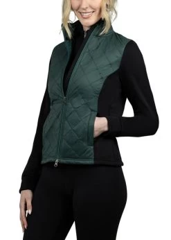 Kastel Denmark Quilted Front Jacket -Equestrian Clothing quilted jacket forest side JQKFOR kastel 00631.1663290904