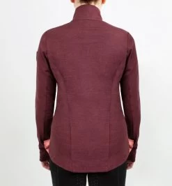 Irideon Women's Radiant Half Zip -Equestrian Clothing radiant 1 2 zip cozy top henna back 30 7101 HNA irideon 56229.1666227215