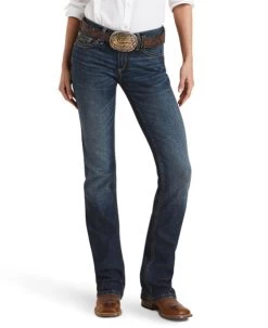 Ariat REAL Mid Rise Boot Cut Amora Jean