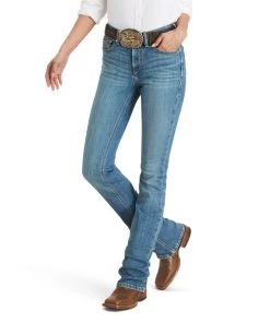 Ariat REAL High Rise Boot Cut Charlee Jean -Equestrian Clothing real boot cut charlee delaware side 10043211 ariat 31696.1675819867