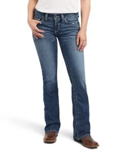 Ariat REAL Mid Rise Bootcut Raquel Jean 12 Ariat REAL Mid Rise Bootcut Raquel Jean -Equestrian Clothing real mr bc raquel jean canadian front 10041061 ariat 32027.1662162806