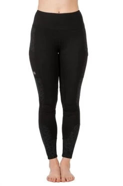Horseware Ireland Horseware Reflective Riding Tights -Equestrian Clothing reflective riding tights black reflect front CLHRTS KREF horsewear 59043.1651265987