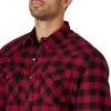Men's Wrangler Retro Red Buffalo Plaid Shirt -Equestrian Clothing retro buffalo plaid ls red detail 112318785 wrangler 80695.1663012407