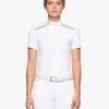 Cavalleria Toscana REVO Premier Polo Short Sleeve 2 Cavalleria Toscana REVO Premier Polo Short Sleeve -Equestrian Clothing revo premier polo ss white front POD298 JC033 0001 CT 42815.1659744791