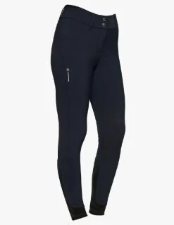 Cavalleria Toscana R-EVO S High Waist Breeches -Equestrian Clothing revo s breech navy side PAD166 PA052 7901 CT 24974.1648585949
