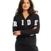 Goode Rider RIDE Hoodie -Equestrian Clothing ride hoodie sweatshirt blk.hthr front 16161 7159 goode rider 06084.1684531958