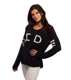 Goode Rider RIDE Lightweight Sweater -Equestrian Clothing ride sweater navy side 19038 3729 goode rider 58550.1665773261