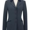 RJ Classics Victory Ladies Show Coat 2 RJ Classics Victory Ladies Show Coat -Equestrian Clothing rj classics victory 4 button coat grey navy 51298 96773.1659024698