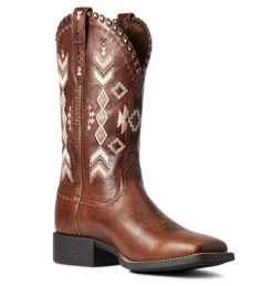 Ariat Round Up Skyler Western Boot -Equestrian Clothing round up skyler canyon 3 4 instep 10038327 ariat 60346.1636495259