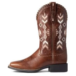 Ariat Round Up Skyler Western Boot -Equestrian Clothing round up skyler canyon side 10038327 ariat 68364.1636495255