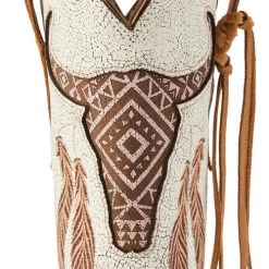 Ariat Round Up Southwest StretchFit Western Boot -Equestrian Clothing round up sw stretchfit brown.wh detail 10044434 ariat 27962.1677192563