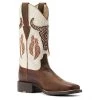 Ariat Round Up Southwest StretchFit Western Boot 1 Ariat Round Up Southwest StretchFit Western Boot -Equestrian Clothing round up sw stretchfit brown.wh inside 10044434 ariat 00921.1677192554