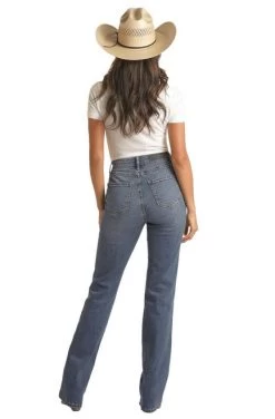 Rock & Roll High Rise Bootcut Jean -Equestrian Clothing rrcg hi rise bootcut med.vint back RRWD4HRZTC rock and roll 57372.1655577900