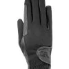 RSL By USG Santa Monica Riding Gloves -Equestrian Clothing santa monica glove black rsl usg 50496.1683332291