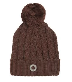 Kingsland Semira Cable Knit Hat -Equestrian Clothing semira knit hat brown black coffee 2230142656 6578 83779.1670878189