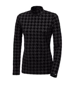 Pikeur Sena Velvet Print Shirt -Equestrian Clothing sena print ls black 228200 231 290 pikeur 63664.1677636256