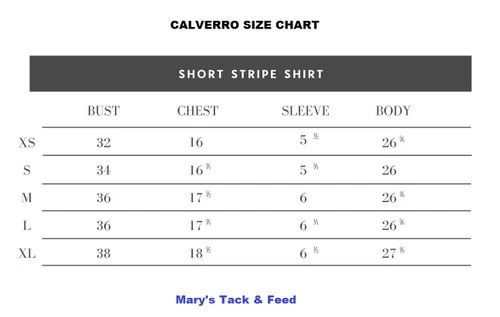 Calverro Short Stripe Show Shirt 5 Calverro Short Stripe Show Shirt - Image 3