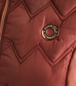 Kingsland Sia Insulated Vest -Equestrian Clothing sia body warmer vest hot chocolate logo 2230163609 5029 kingsland 89353.1667000706