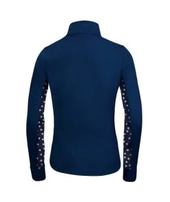 Girls RJ Classics Sienna Jr 37.5 Training Shirt -Equestrian Clothing sienna jr shirt navy hearts back SNJ512A rj classics 68820.1638044069