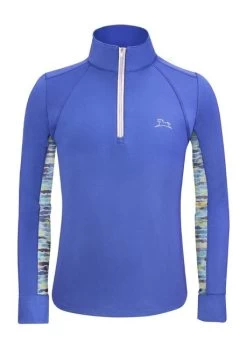 Girls RJ Classics Sienna Jr 37.5 Training Shirt -Equestrian Clothing sienna jr sun shirt baja blue front SNJ530A rj classics 98253.1651877699
