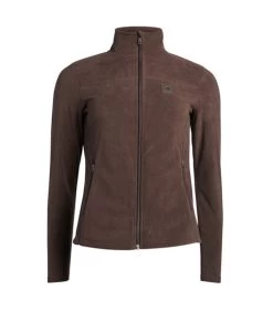 Kingsland Sina Microfleece Jacket -Equestrian Clothing sina microfleece jacket coffee front 2230183615 6578 kingsland 31606.1664586135