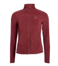 Kingsland Sina Microfleece Jacket -Equestrian Clothing sina microfleece jacket red port front 2230183615 6349 kingsland 61294.1664586118