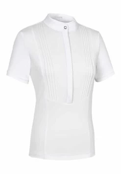 Samshield Sixtine Show Shirt Short Sleeve -Equestrian Clothing sixtine show ss white front SIXTINE SS samshield 62895.1654295515
