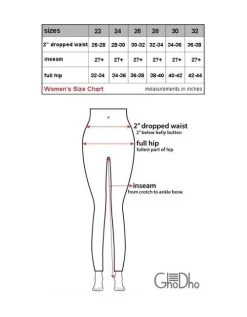 GhoDho Tinley Pro Grip Knee Patch Breeches -Equestrian Clothing size chart breech gho dho 32638.1643579157