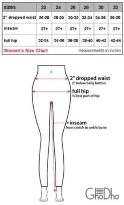 GhoDho Adena Breeches Grip Full Seat -Equestrian Clothing size chart breeches ghodho 74792.1656450109