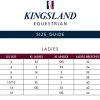 Kingsland Braylee Knit V-Neck -Equestrian Clothing size chart ladies kingsland 27385.1676076916