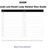 KASK Kooki Helmet -Equestrian Clothing size guide kooki helmet kask 10404.1631828785