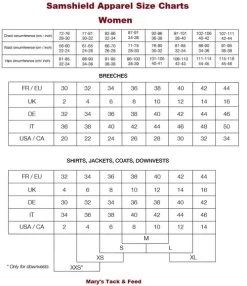 Samshield Florida Show Jacket 9 Samshield Florida Show Jacket -Equestrian Clothing size guide women samshield 00682.1639081153