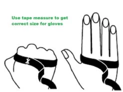 Heritage Cross Country Gloves -Equestrian Clothing sizing image 44081.1643571158