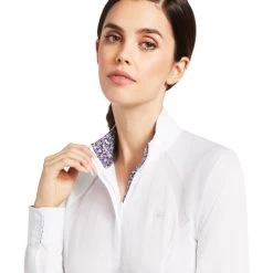 Ariat Sunstopper Pro 2.0 Show Shirt 27 Ariat Sunstopper Pro 2.0 Show Shirt -Equestrian Clothing sunstopper pro 2.0 show shirt white jones collar 10039347 ariat 002 10691.1676139189