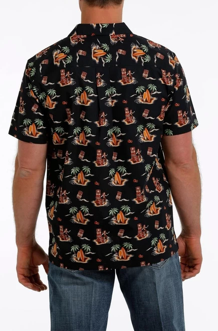 Men's Cinch Surfboard Island Shirt 3 Men's Cinch Surfboard Island Shirt