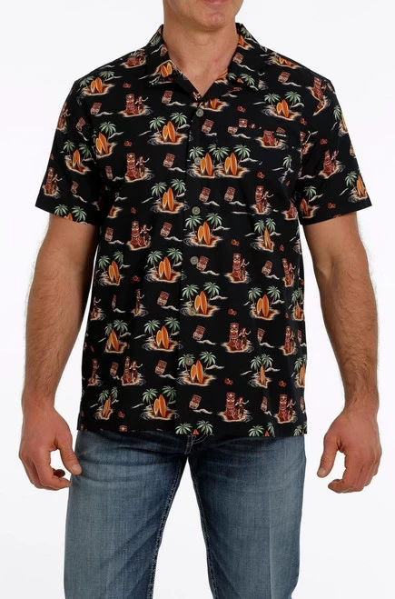 Men's Cinch Surfboard Island Shirt 6 Men's Cinch Surfboard Island Shirt - Image 4