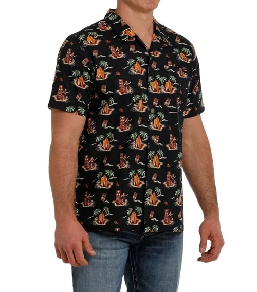 Men's Cinch Surfboard Island Shirt 4 Men's Cinch Surfboard Island Shirt - Image 2