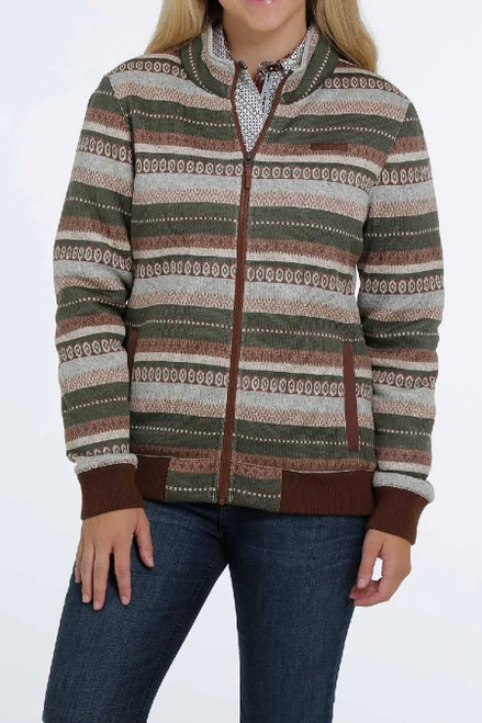Cinch Sweater Knit Bomber Jacket 5 Cinch Sweater Knit Bomber Jacket - Image 3