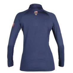 Aubrion Team Long Sleeve Base Layer -Equestrian Clothing team base layer navy back 8515A aubrion 90221.1644439672
