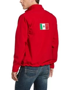 Men's Ariat Team Softshell Mexico Jacket 11 Men's Ariat Team Softshell Mexico Jacket -Equestrian Clothing team mexico softshell red back 10033525 ariat men 30417.1670379219