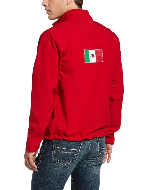 Men's Ariat Team Softshell Mexico Jacket 6 Men's Ariat Team Softshell Mexico Jacket - Image 4